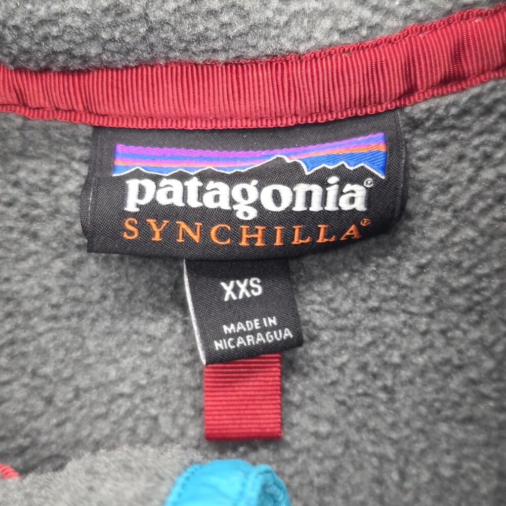 Patagonia Sweater Women's Lightweight Synchilla Snap-T Fleece Pullover 2XS Gray - Picture 2 of 7